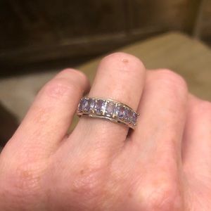 Clyde Duneier CID Amethyst and White Gold Ring